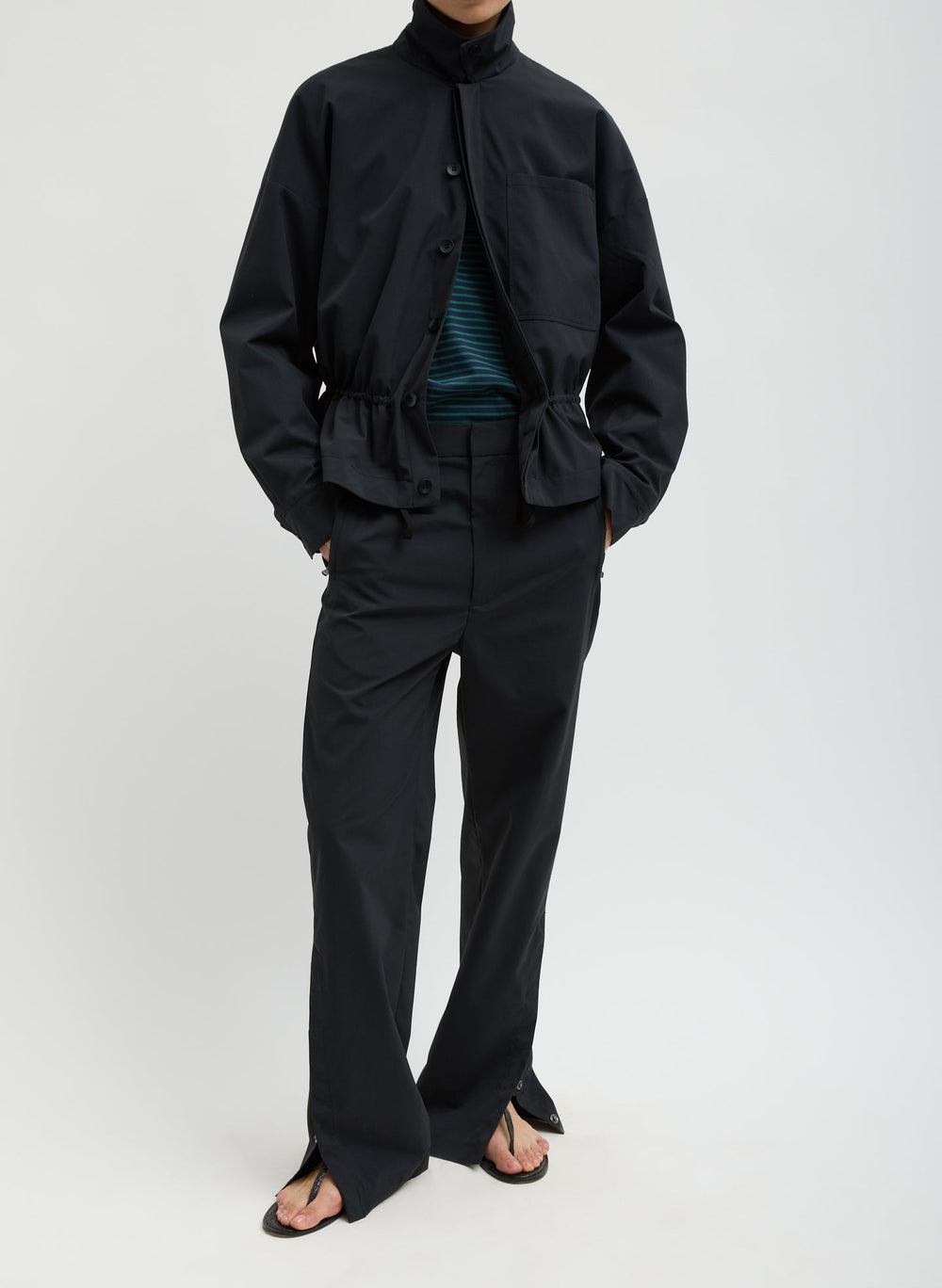Tech Suiting Anorak Bomber | Tibi