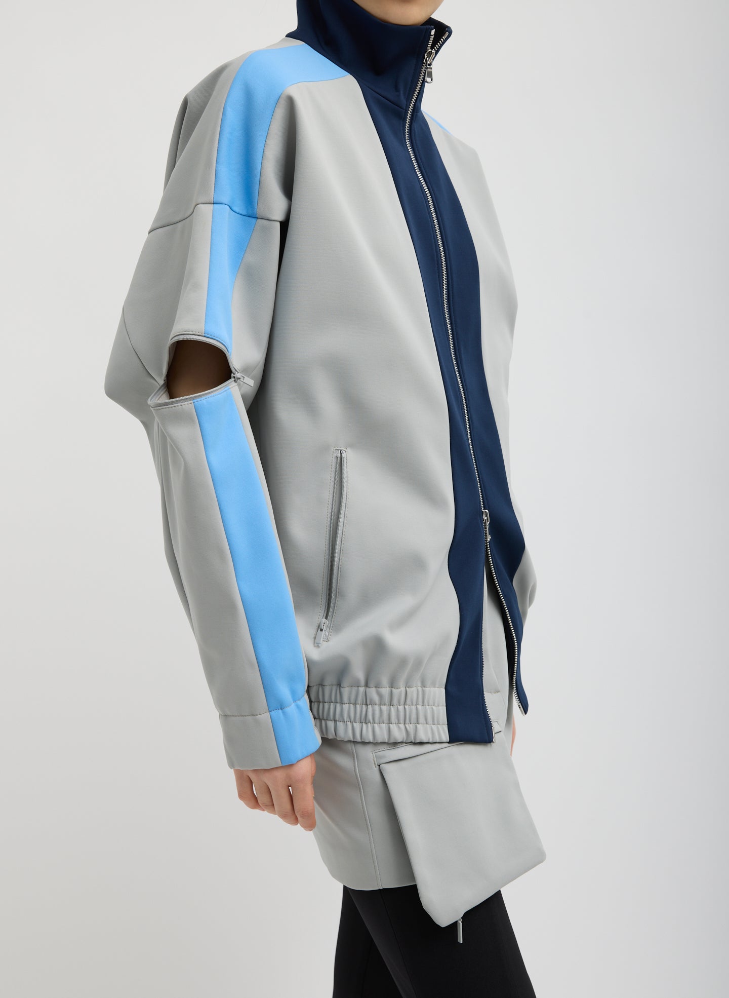 Compact Tech Knit Bomber | Tibi