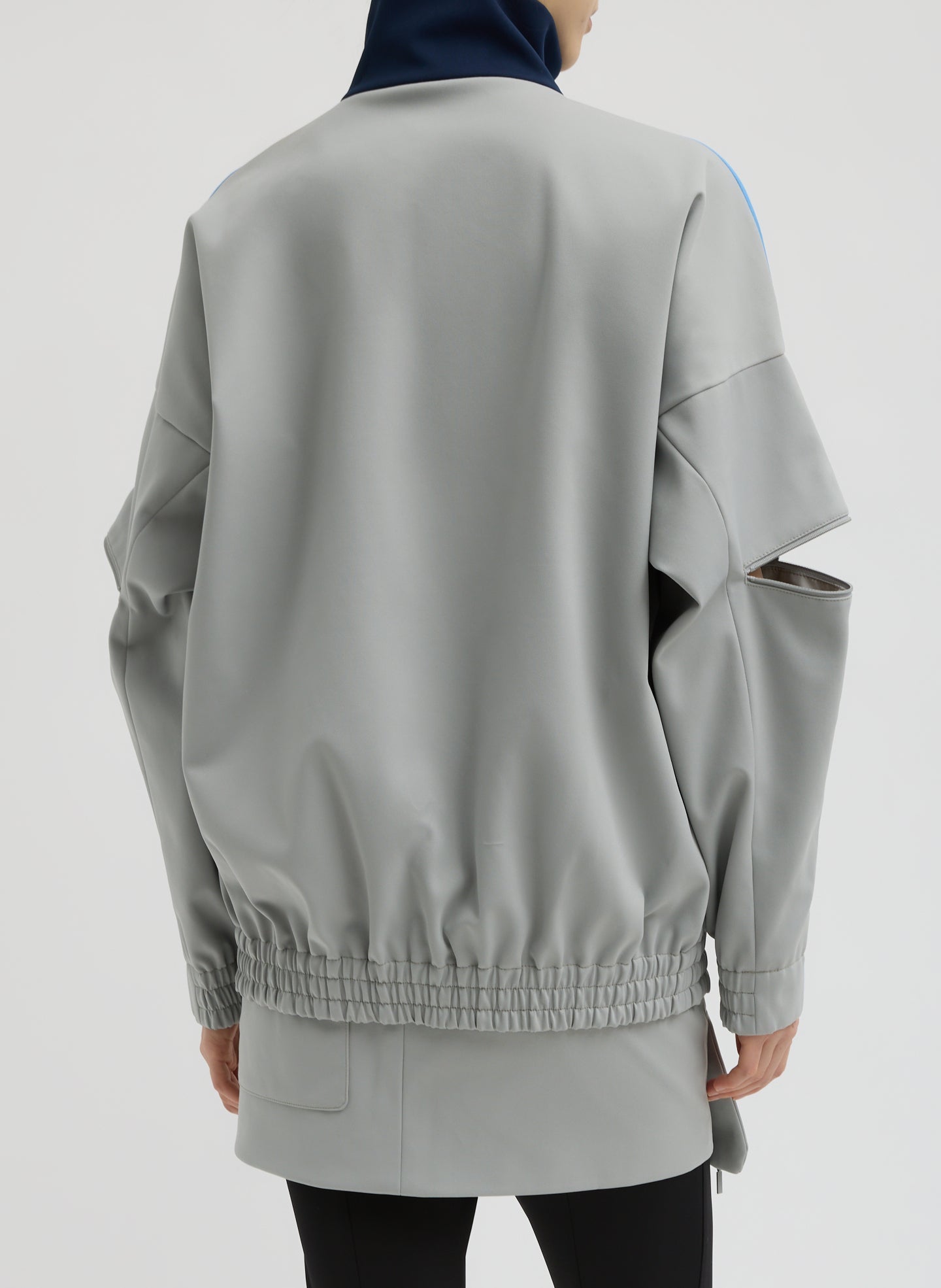 Compact Tech Knit Bomber | Tibi