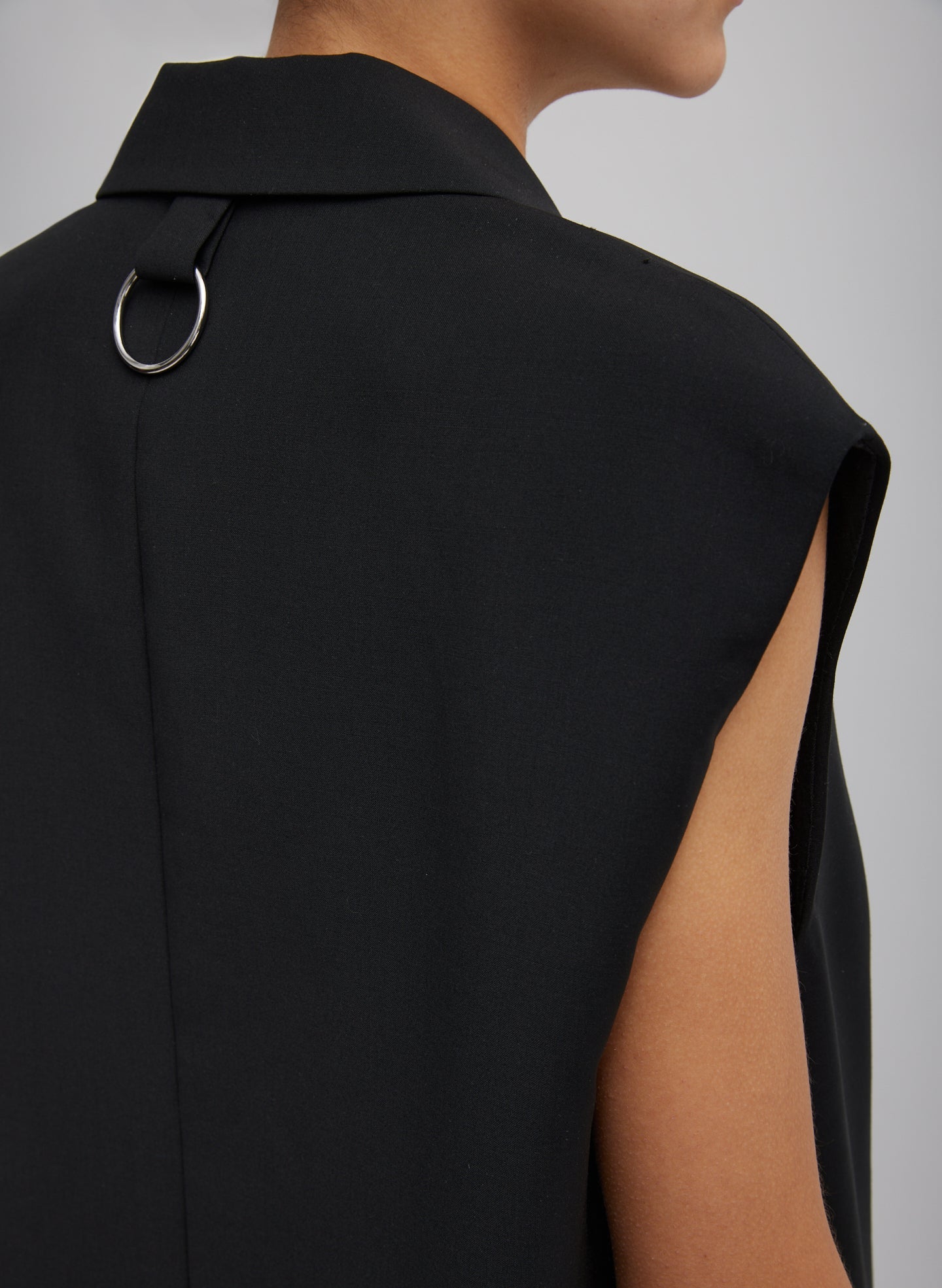 Tropical Wool Liam Vest | Tibi