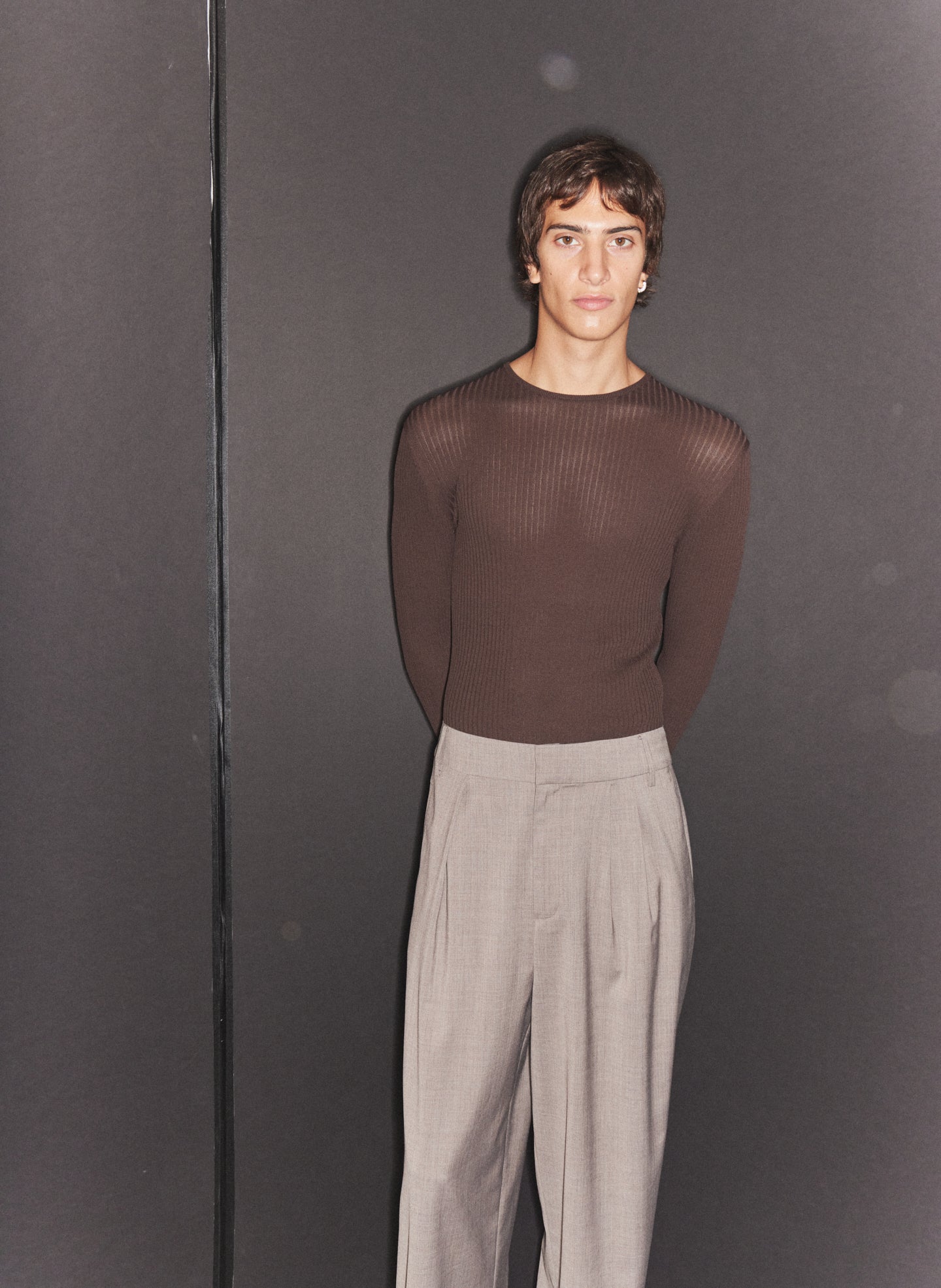 Ribbed Sweater Crewneck Pullover | Tibi