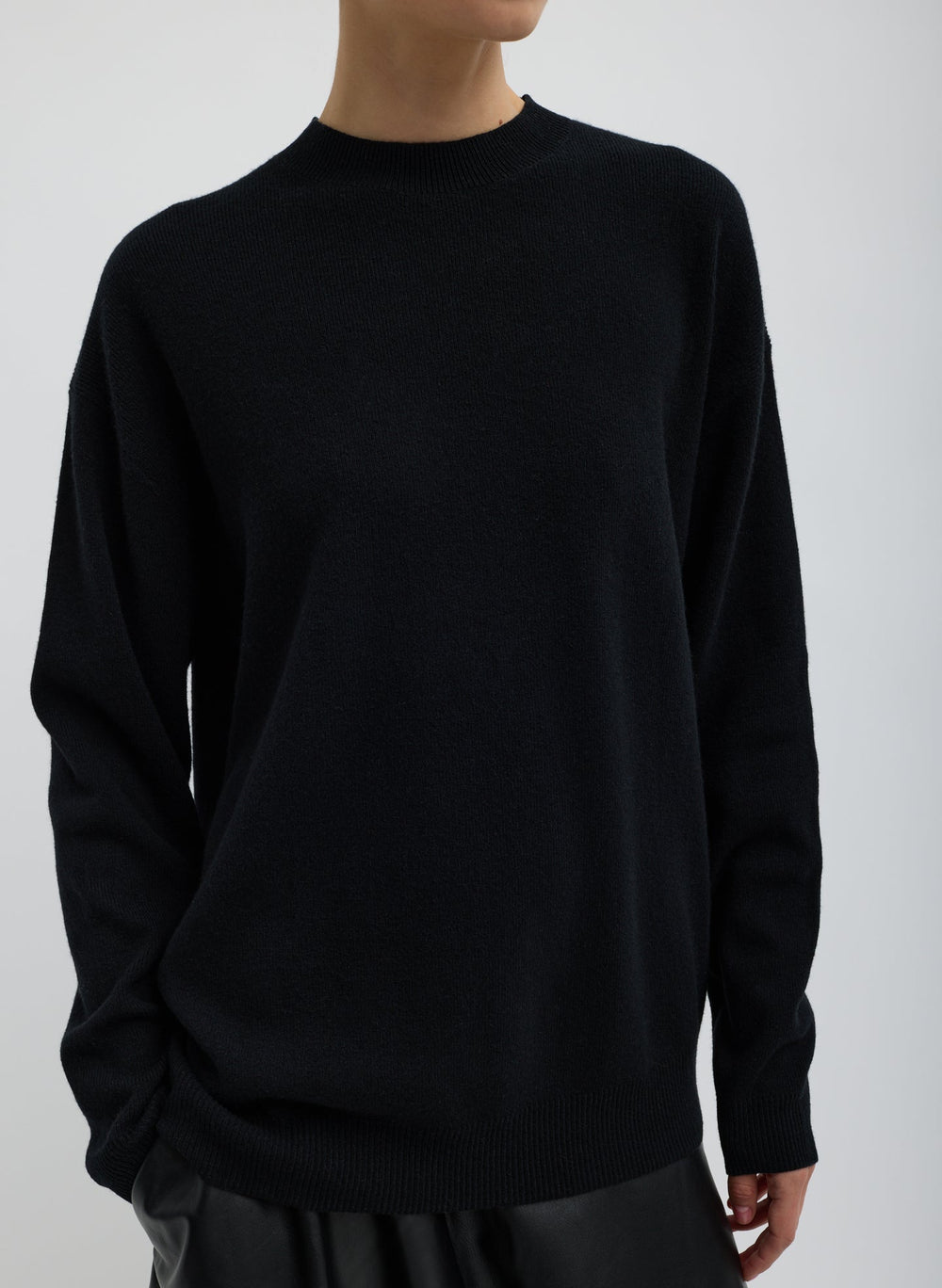 Anna Merino Wool Cut Out Racerback Pullover | Tibi