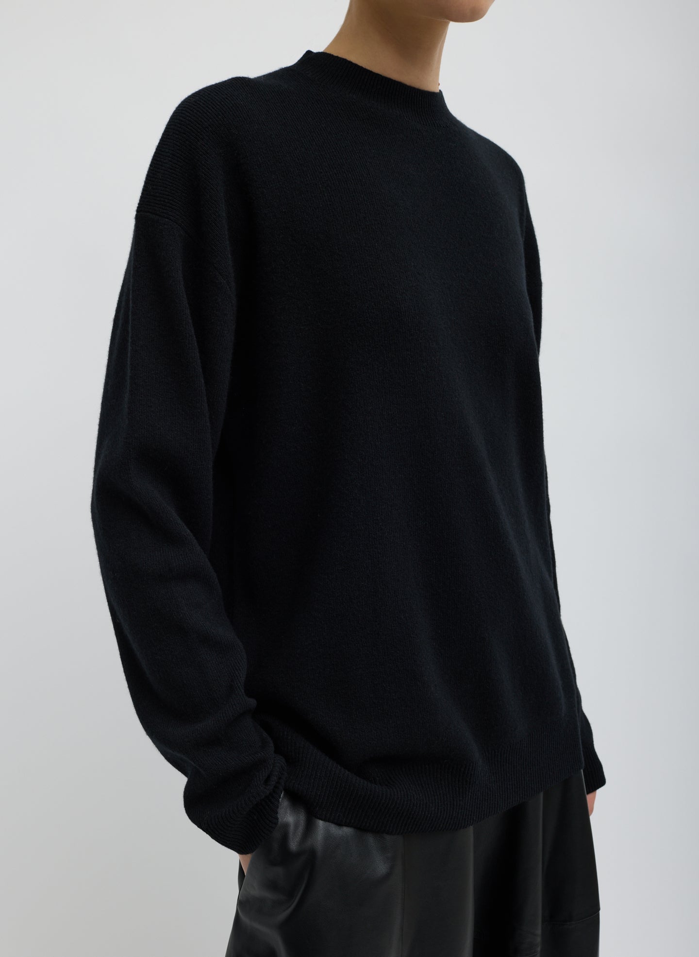 Anna Merino Wool Cut Out Racerback Pullover | Tibi