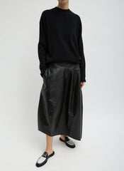 Anna Merino Wool Cut Out Racerback Pullover | Tibi