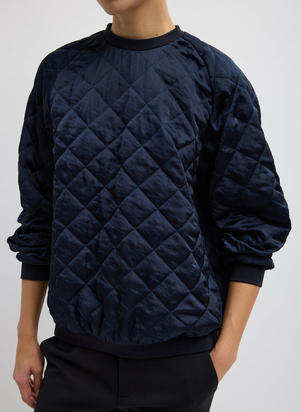 Cozy Quilting Sweatshirt | Tibi