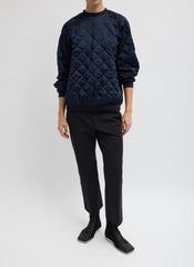 Cozy Quilting Sweatshirt | Tibi