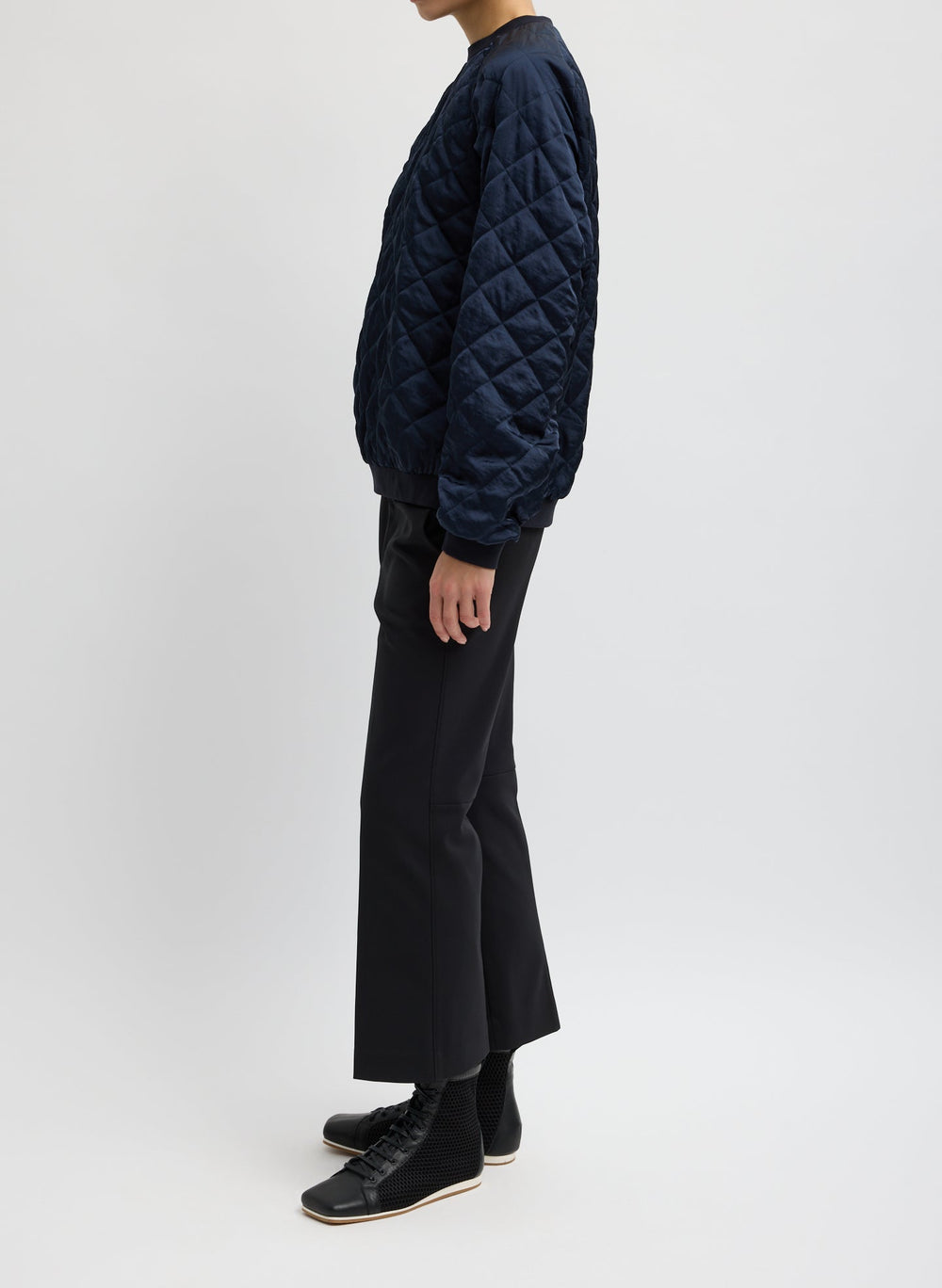 Cozy Quilting Sweatshirt | Tibi