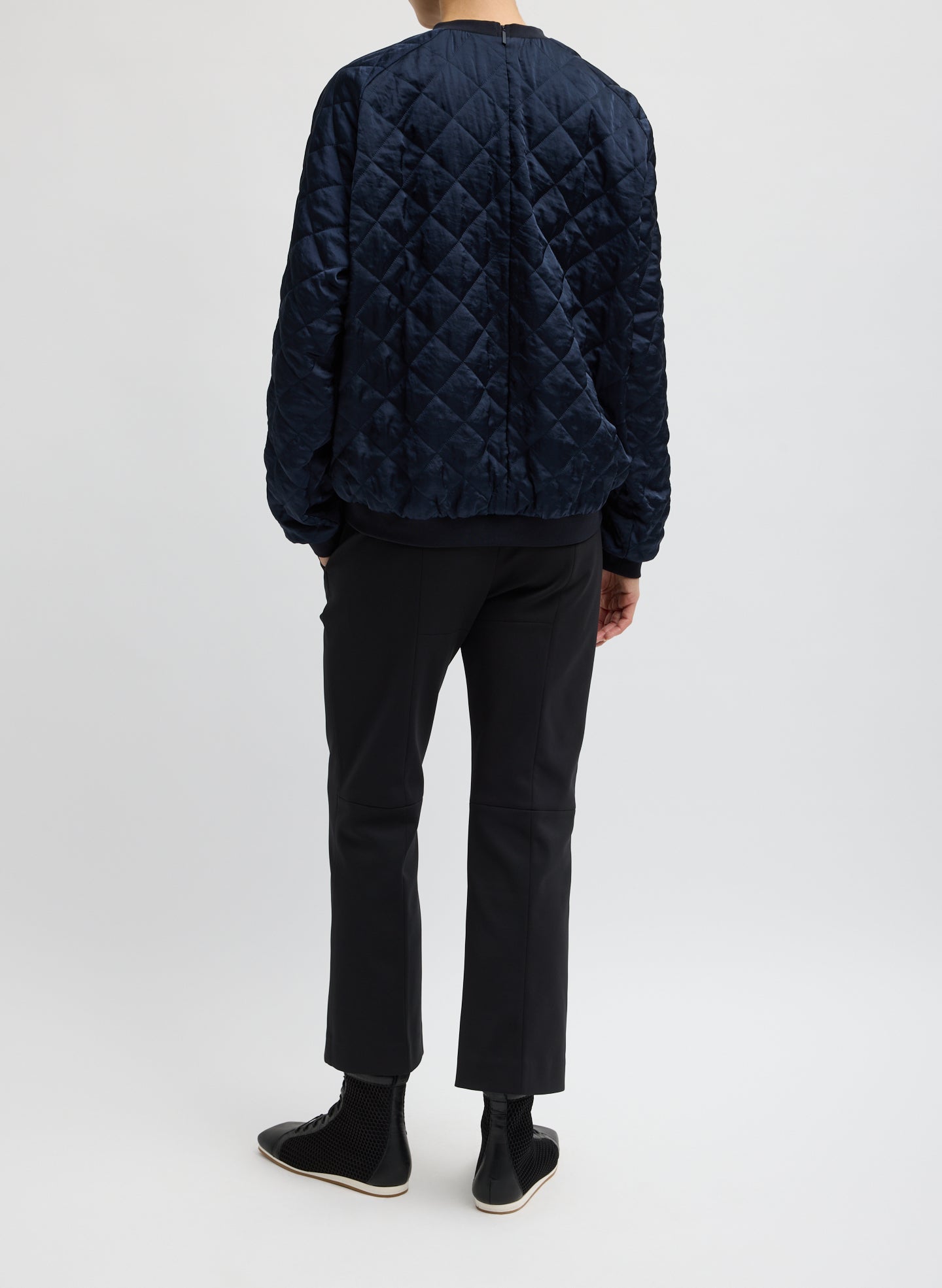Cozy Quilting Sweatshirt | Tibi