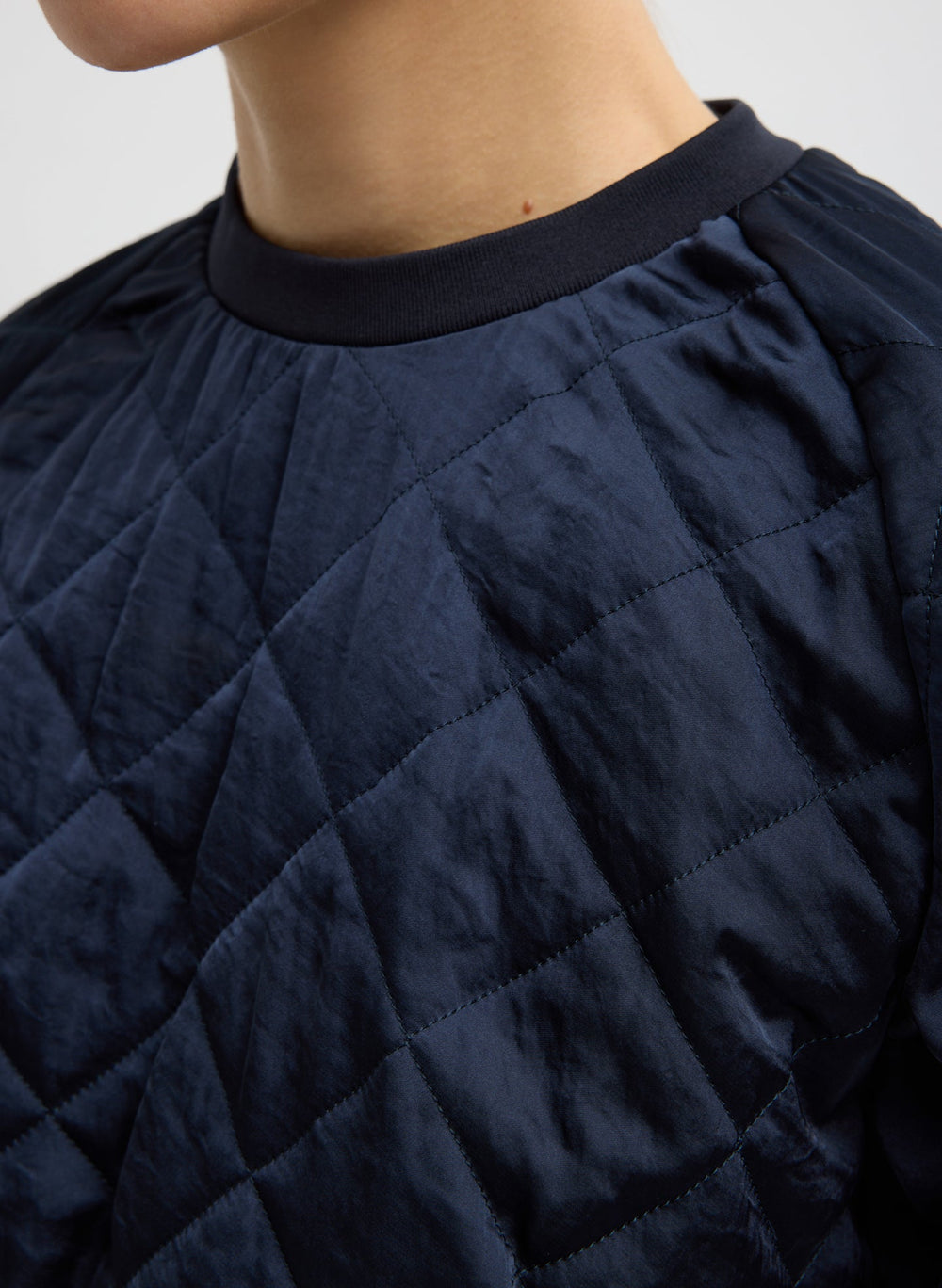 Cozy Quilting Sweatshirt | Tibi