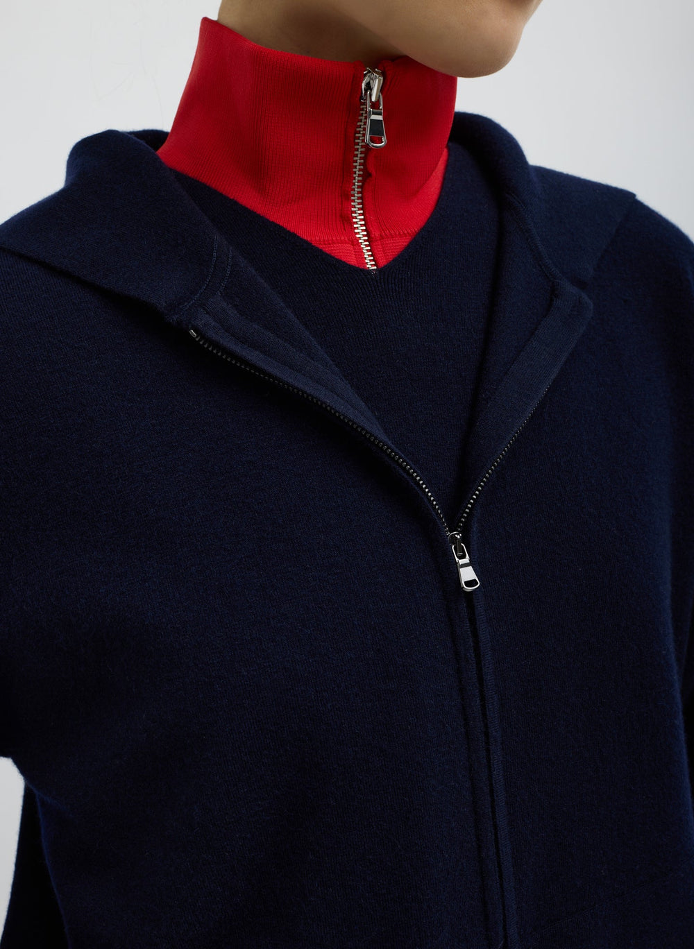 Double Faced Cashmere Hoodie | Tibi