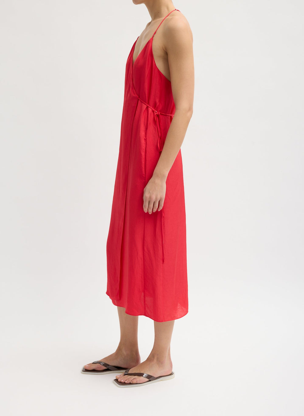 Summer Slip Wrap Dress | Tibi