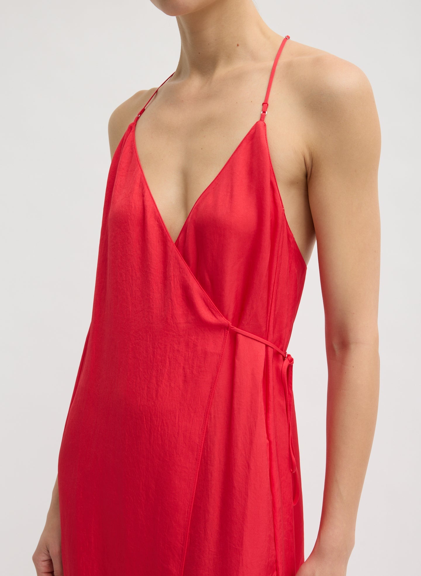 Summer Slip Wrap Dress | Tibi