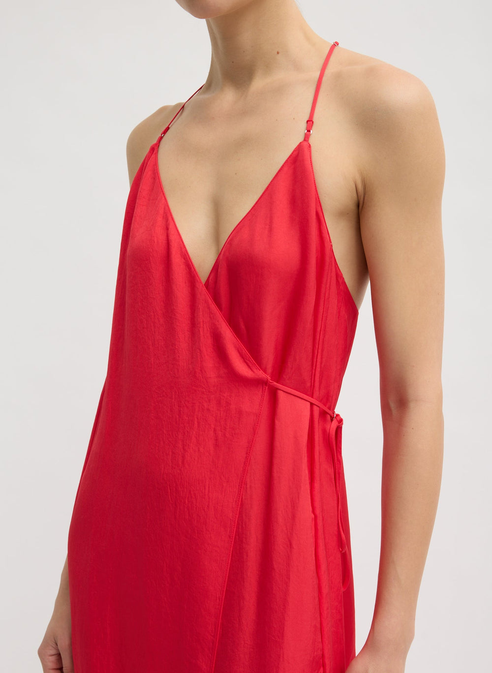 Summer Slip Wrap Dress | Tibi