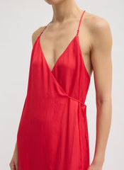 Summer Slip Wrap Dress | Tibi