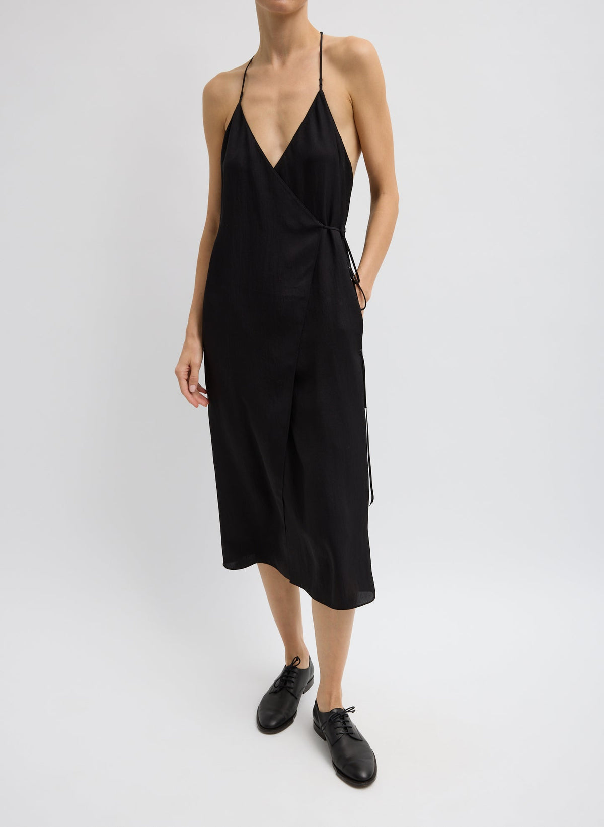 Summer Slip Wrap Dress | Tibi