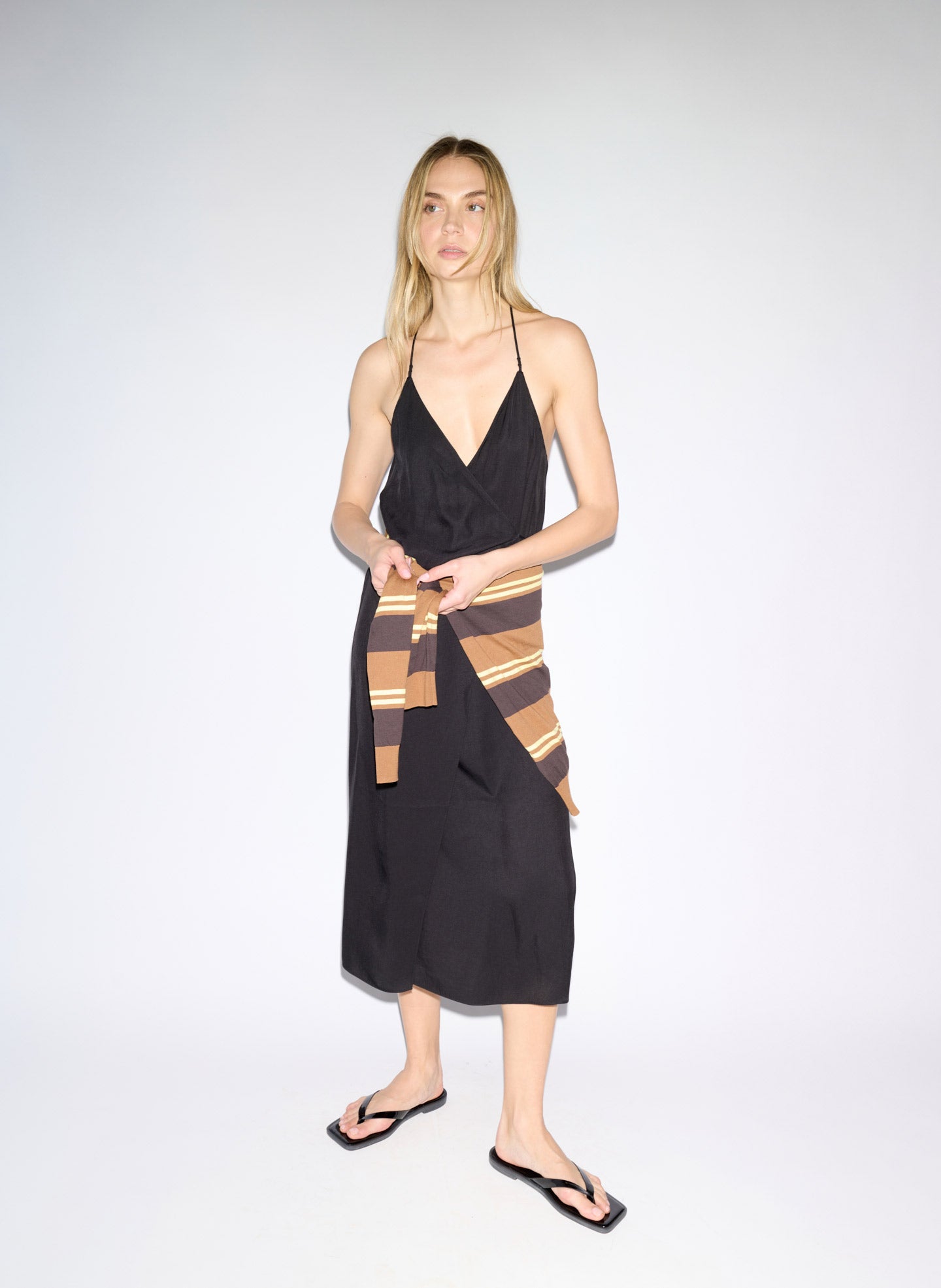 Summer Slip Wrap Dress | Tibi