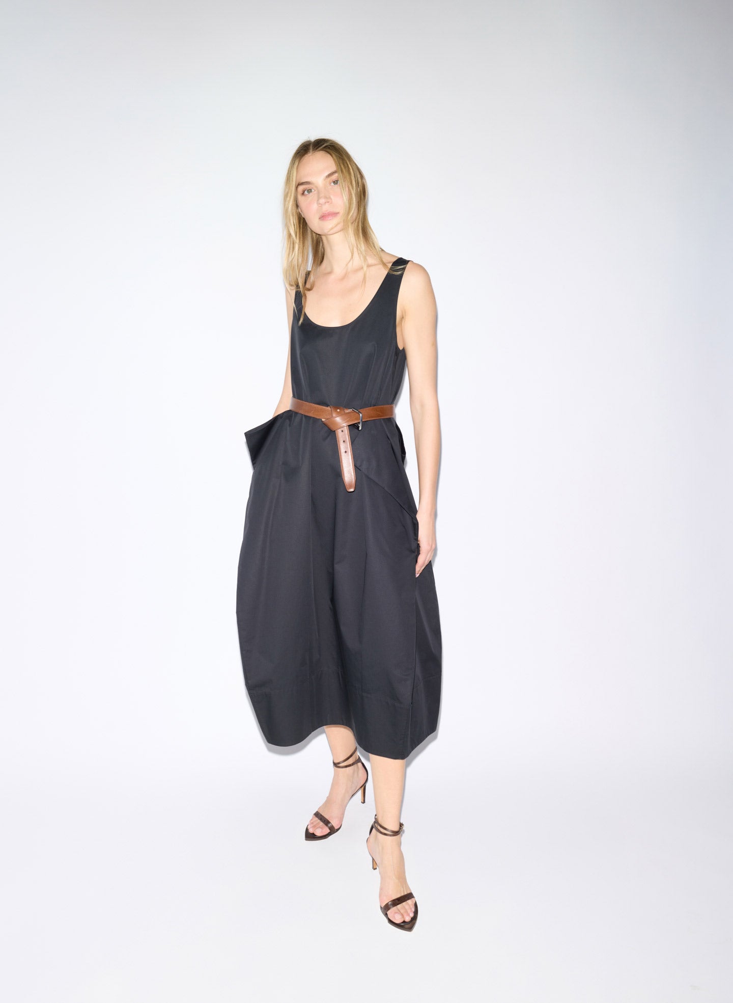 Eco Poplin Tank Dress | Tibi