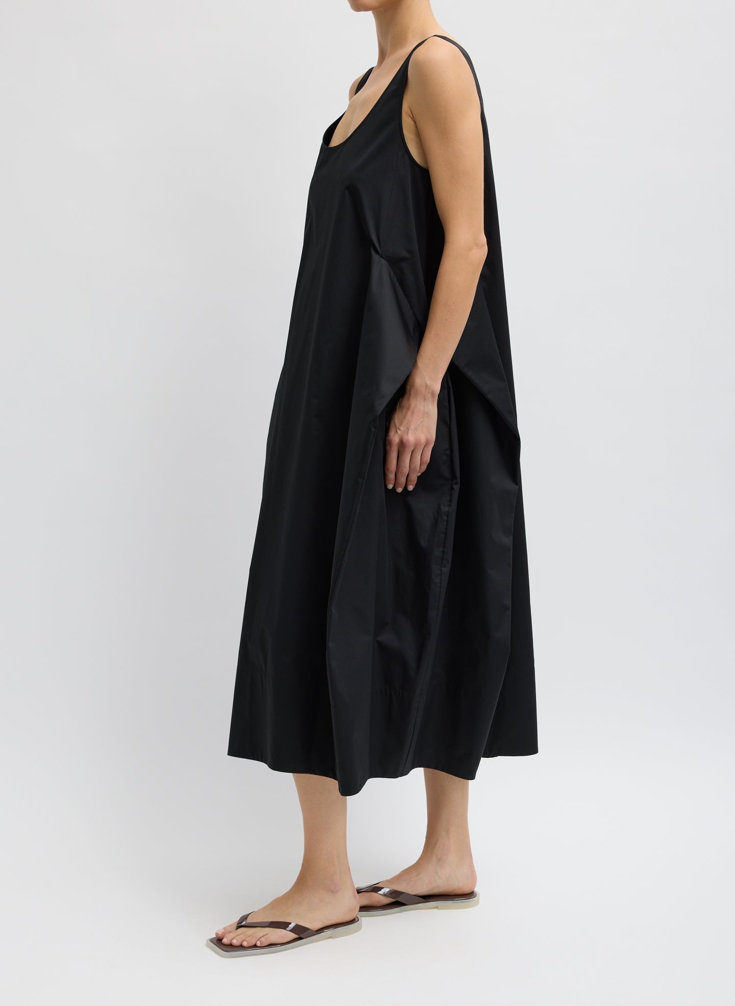 Eco Poplin Tank Dress | Tibi