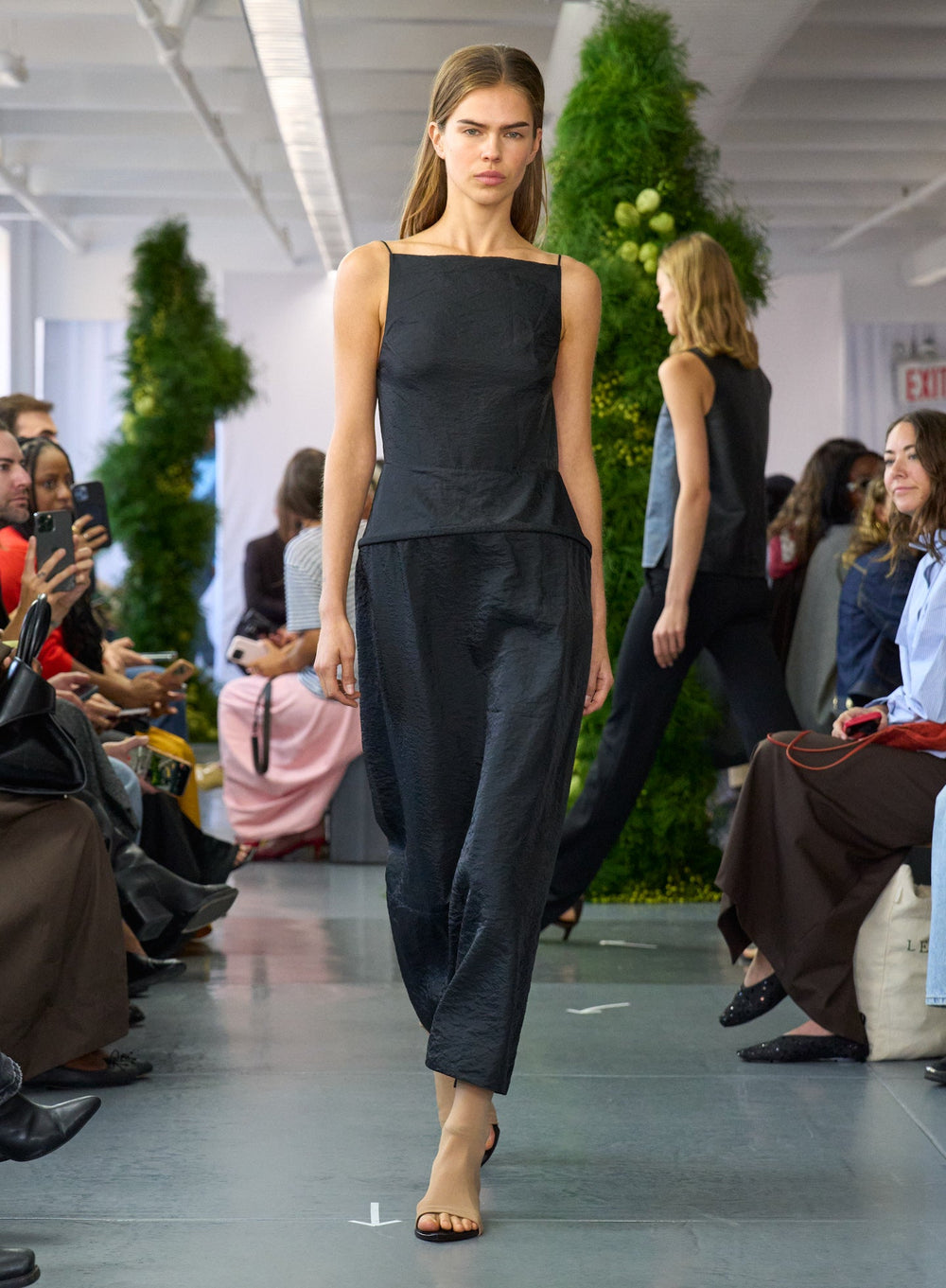 Chassis Hoop Strappy Dress | Tibi