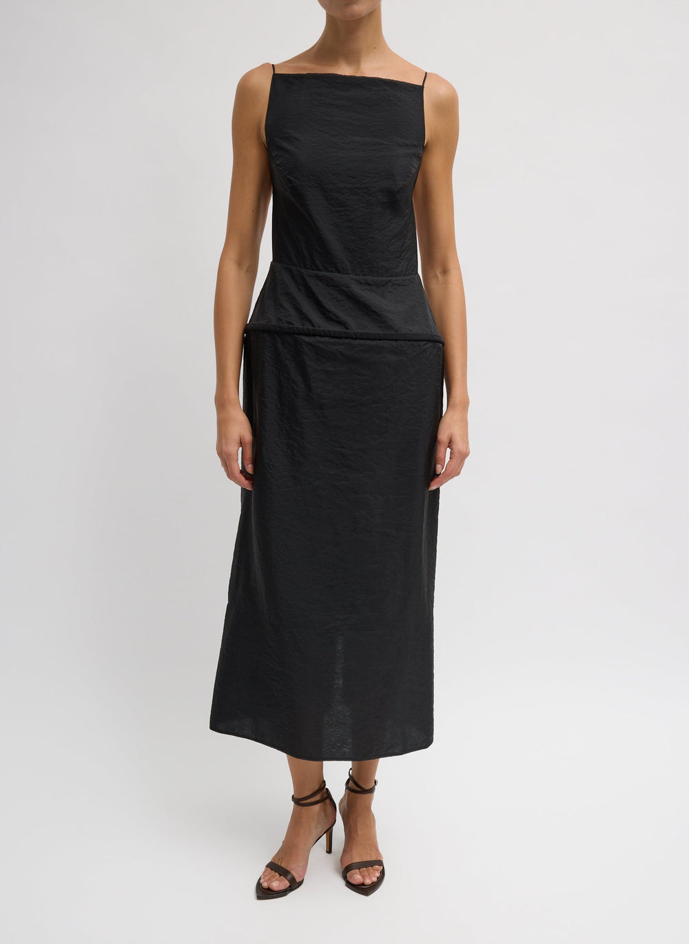 Chassis Hoop Strappy Dress | Tibi