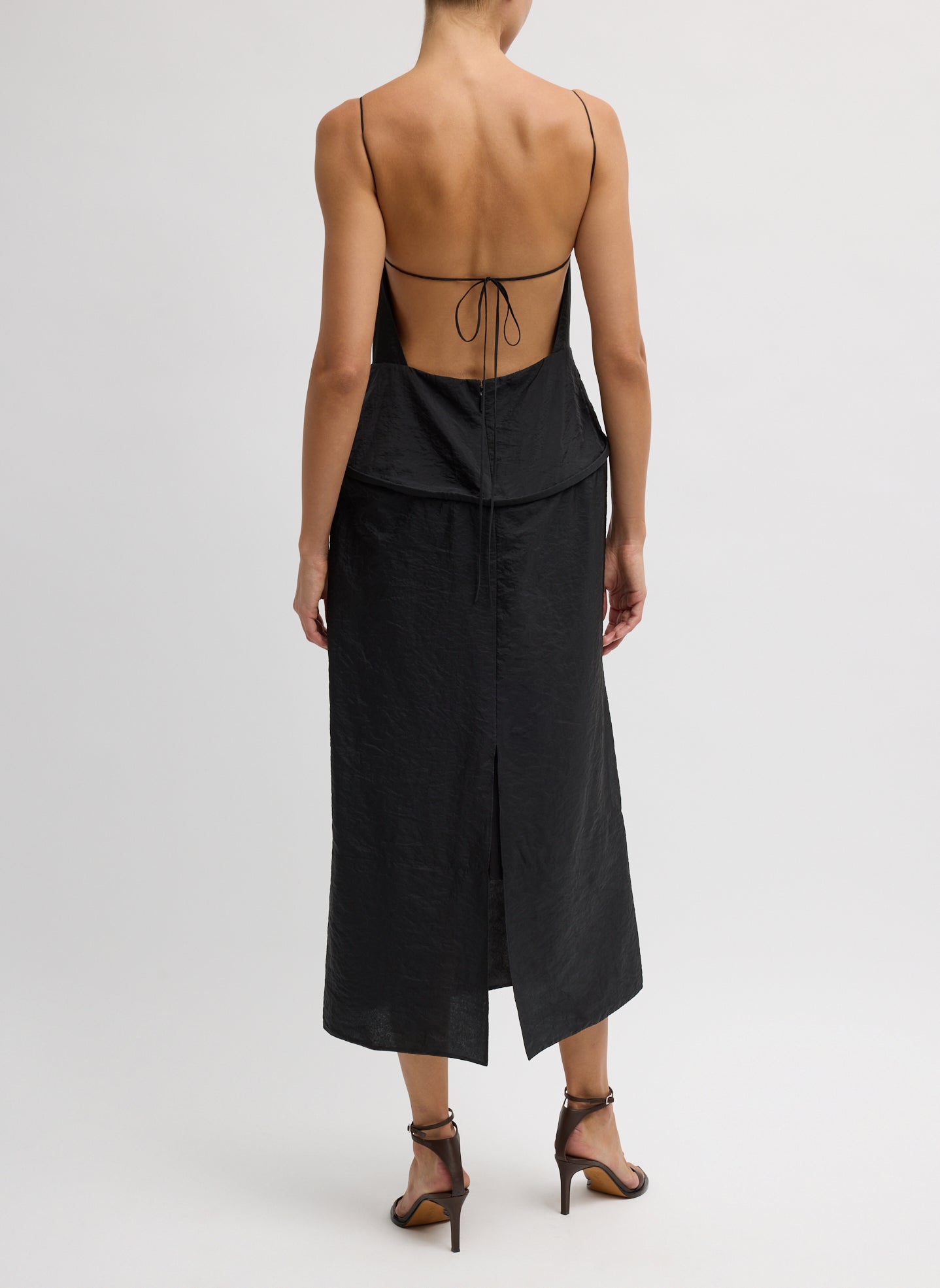 Chassis Hoop Strappy Dress | Tibi