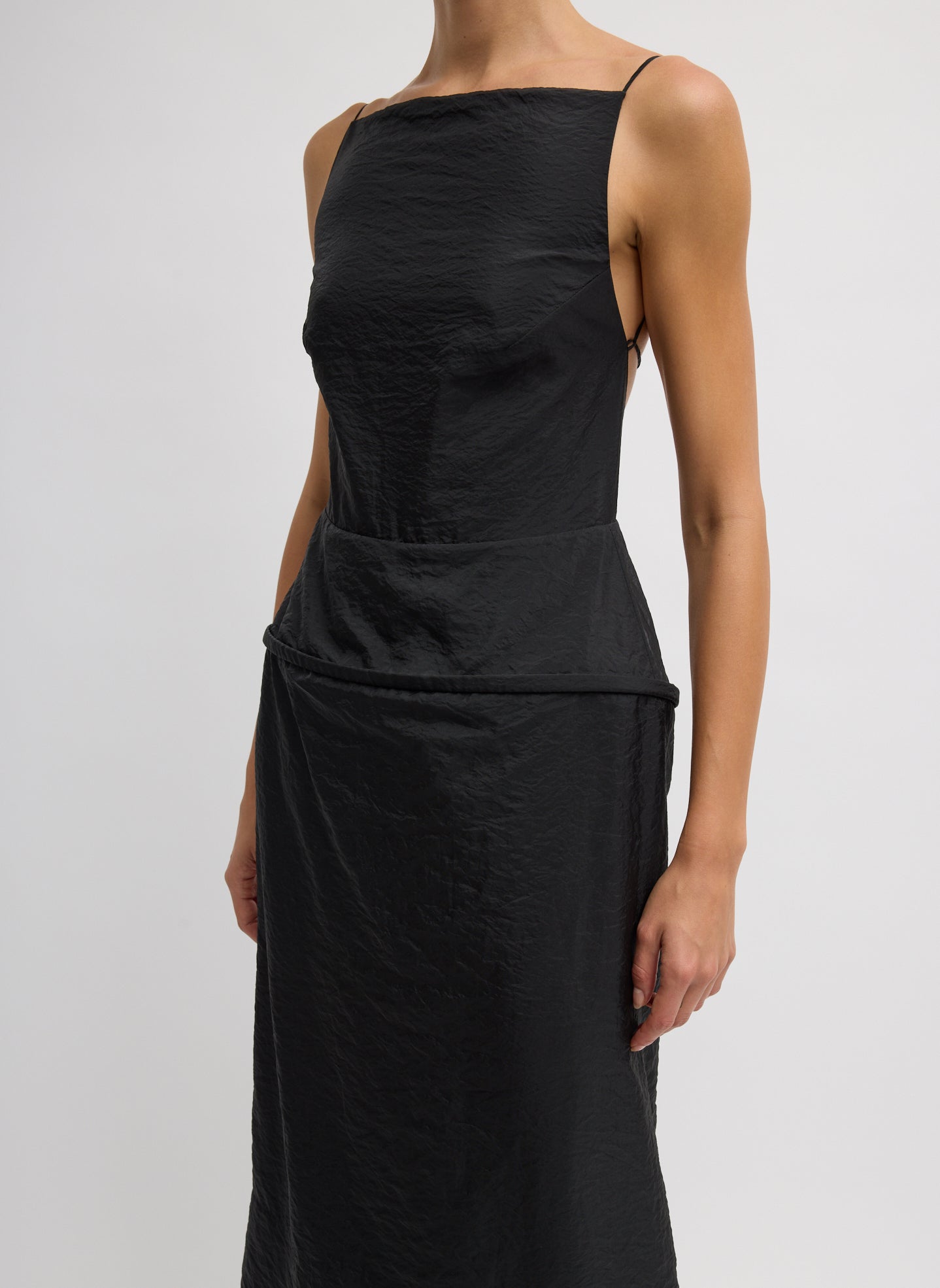 Chassis Hoop Strappy Dress | Tibi