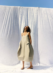 Eco Poplin Tank Dress | Tibi