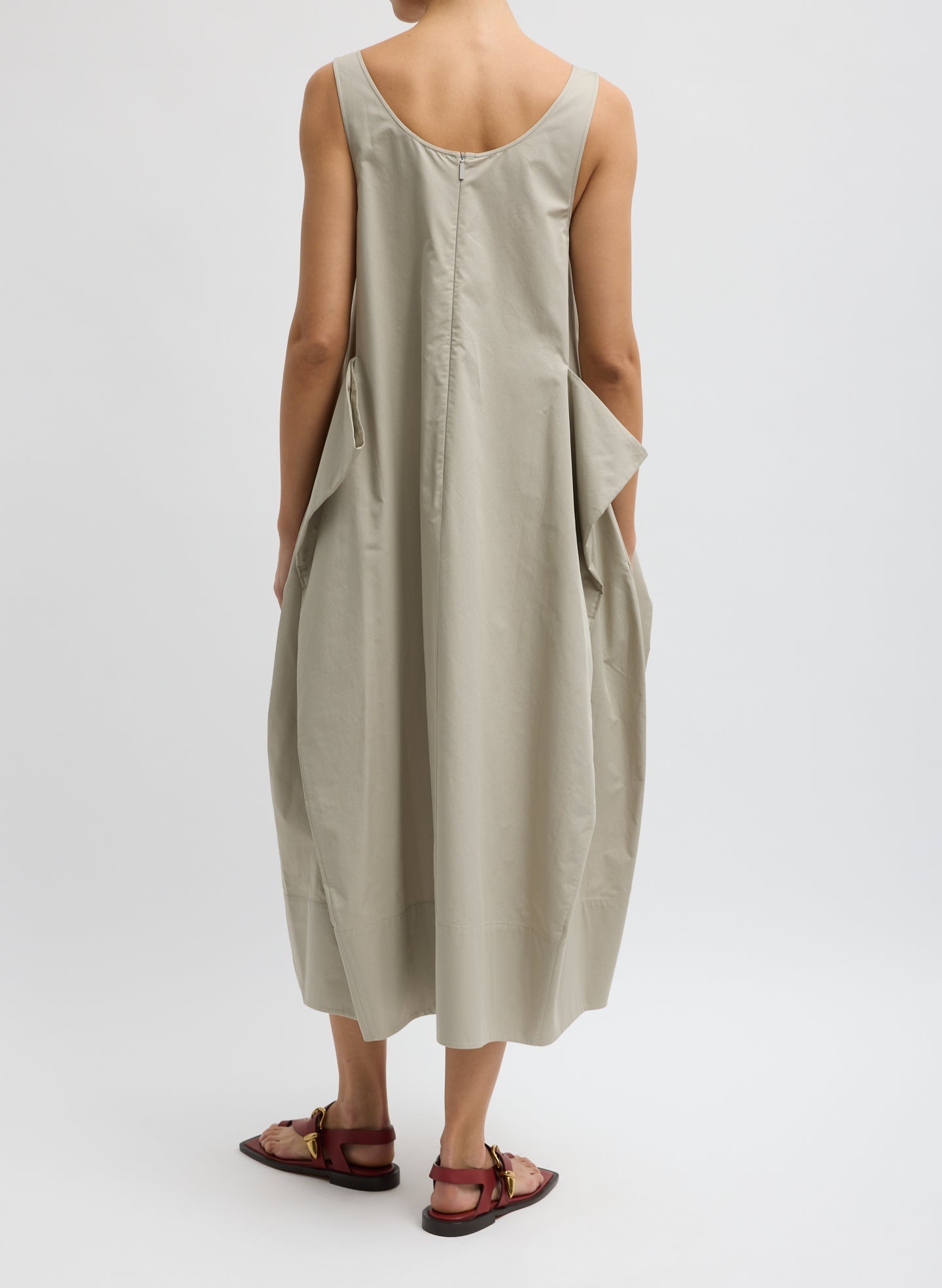 Eco Poplin Tank Dress | Tibi