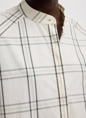Russel Plaid Balloon Dress | Tibi