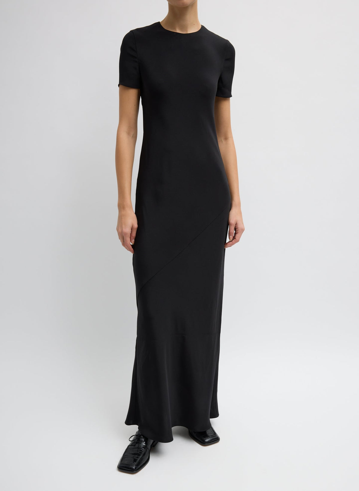 4-Ply Silk Bias Dress | Tibi