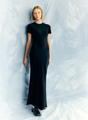4-Ply Silk Bias Dress | Tibi