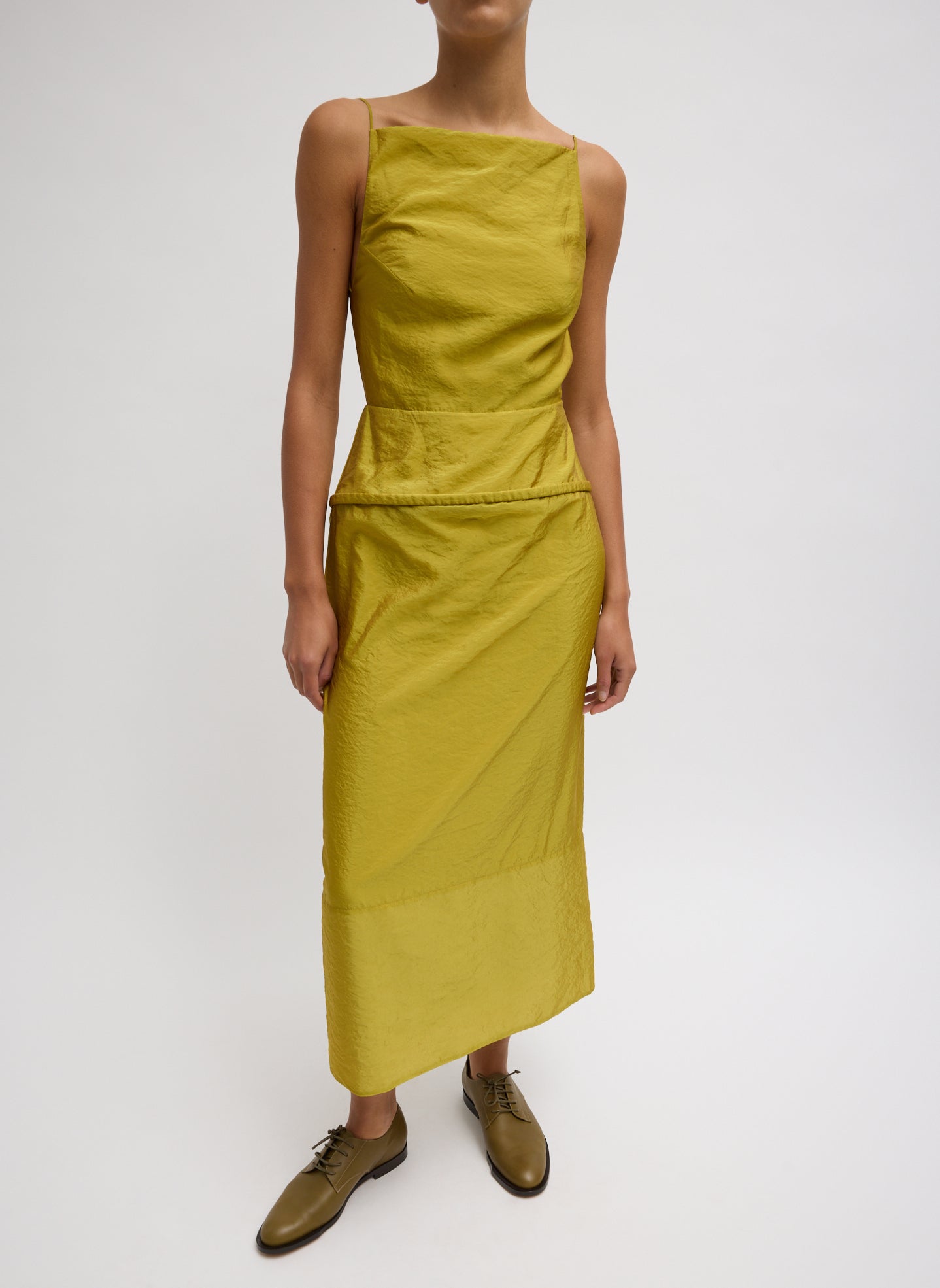 Chassis Hoop Strappy Dress | Tibi