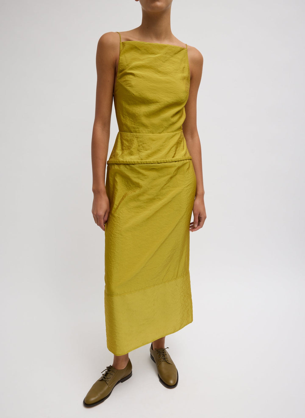 Chassis Hoop Strappy Dress | Tibi