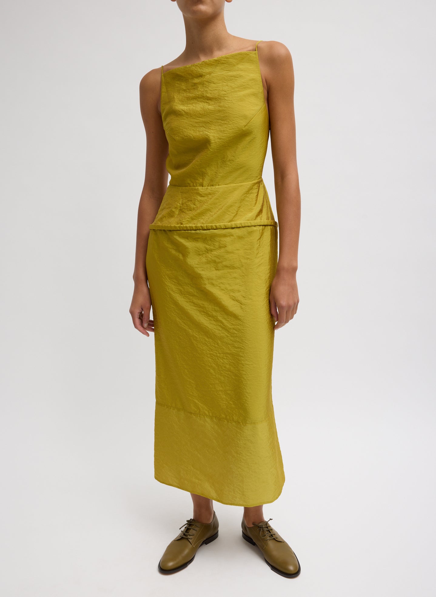 Chassis Hoop Strappy Dress | Tibi
