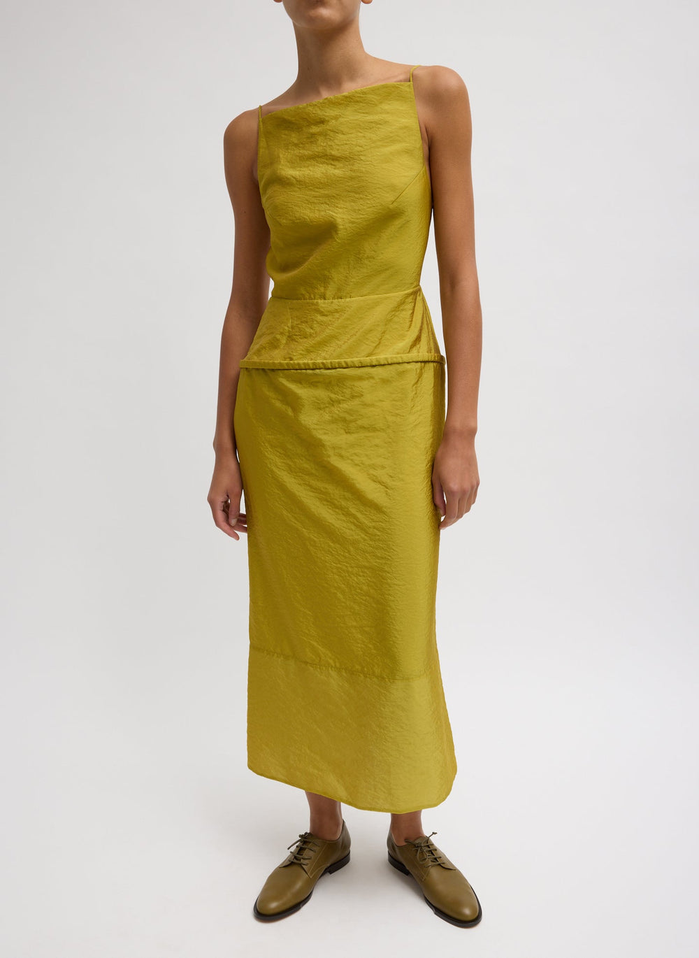 Chassis Hoop Strappy Dress | Tibi