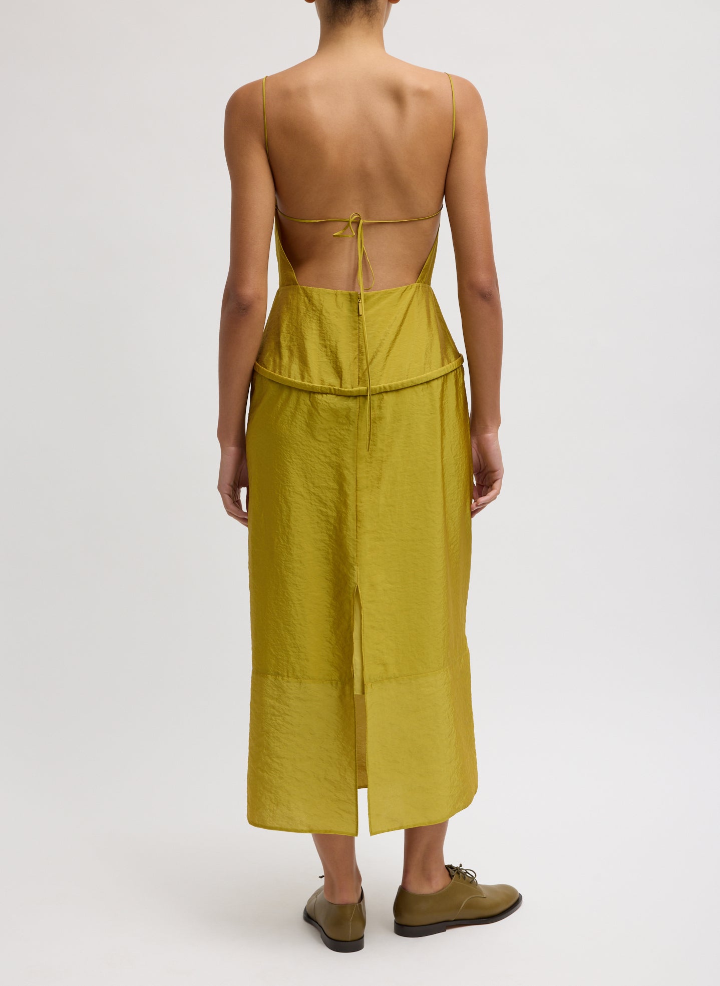 Chassis Hoop Strappy Dress | Tibi