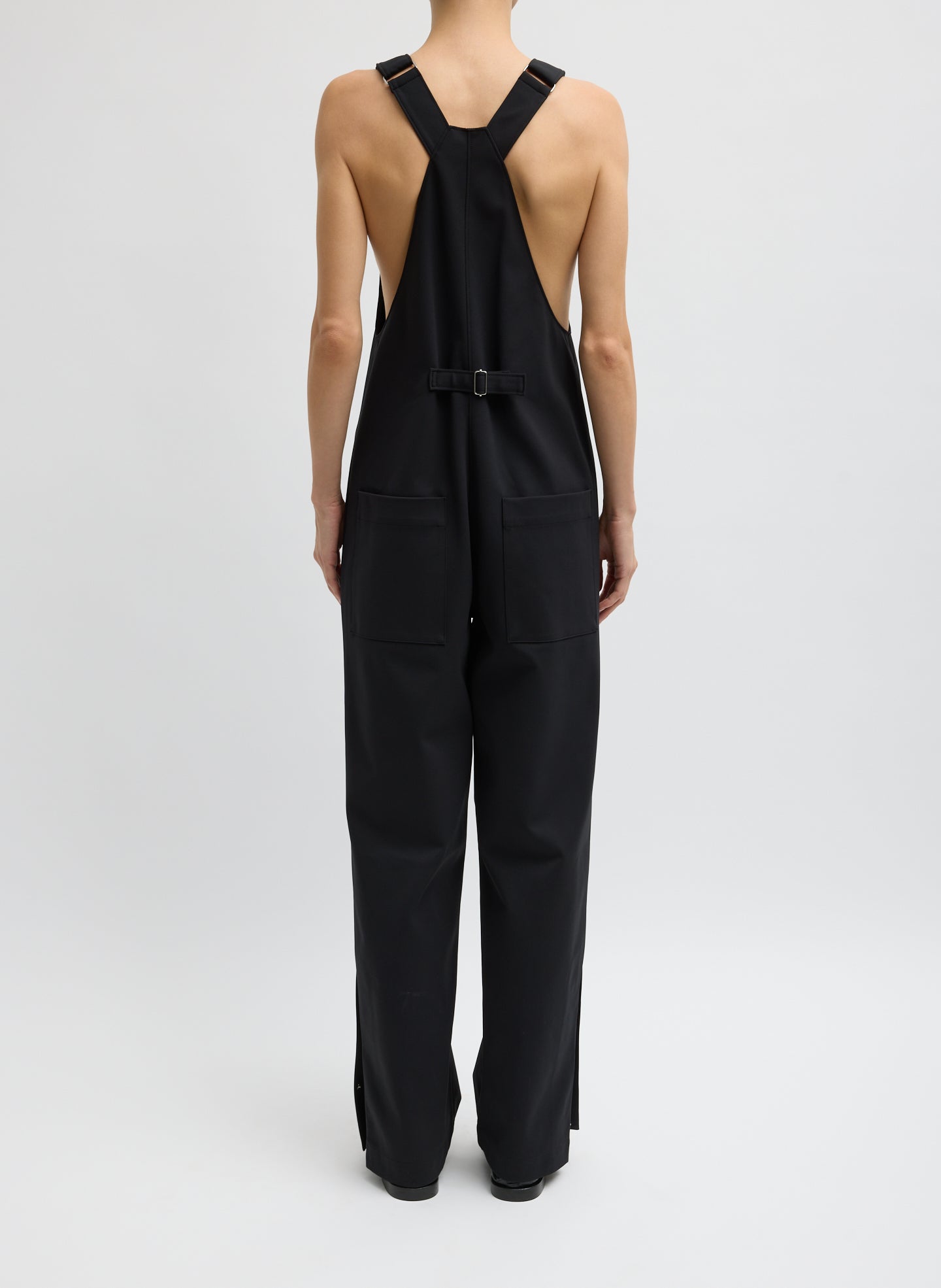 Compact Tech Knit Overalls | Tibi