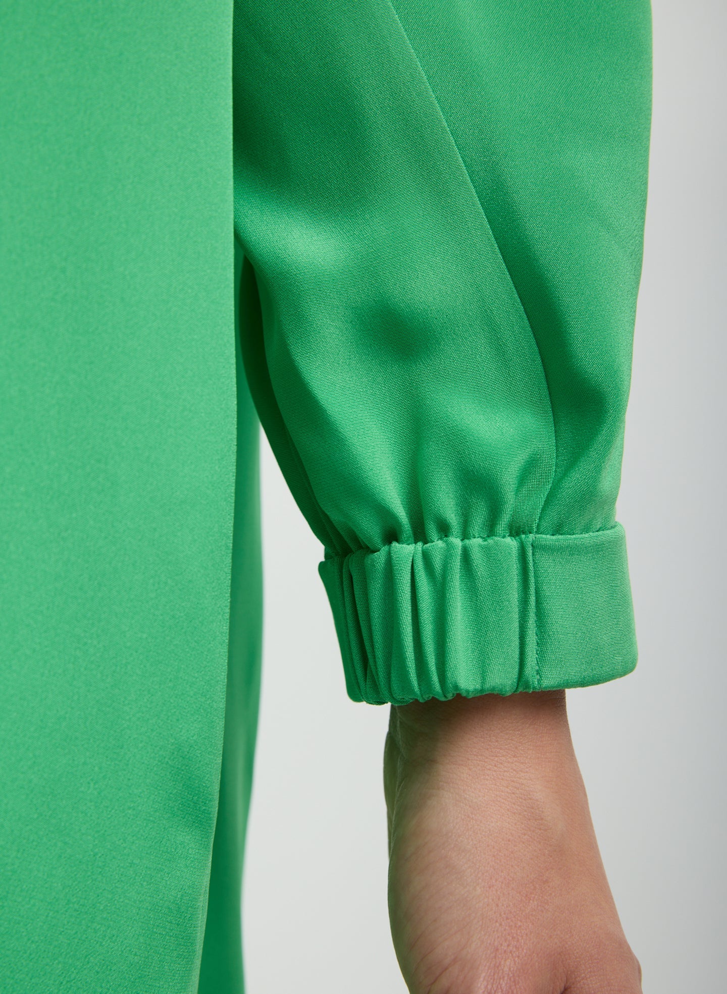 4-Ply Silk Long Sleeve Cocoon Dress | Tibi
