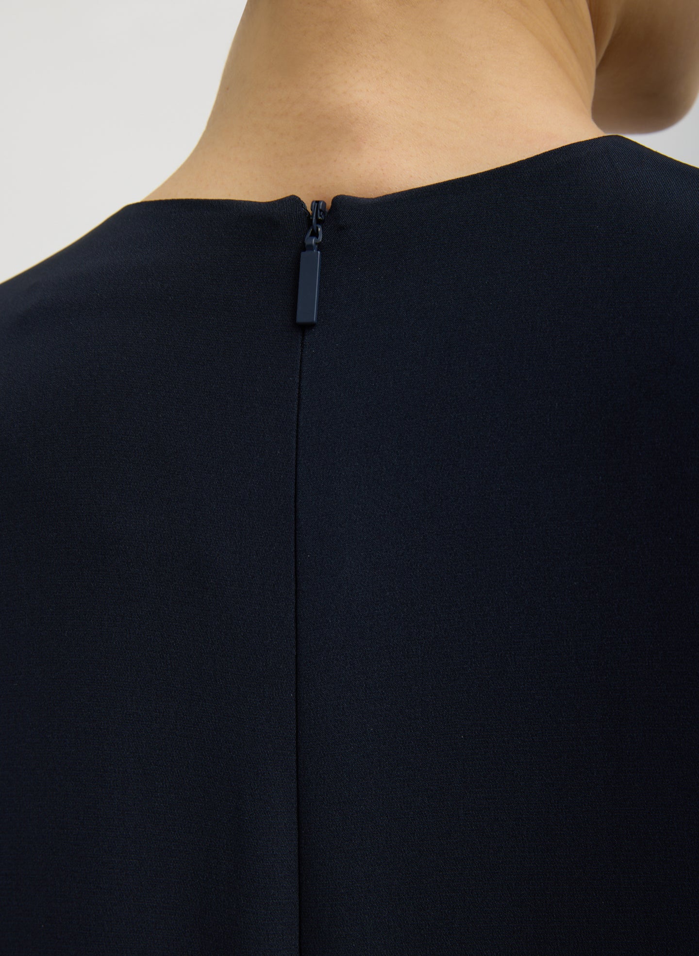 4-Ply Silk Long Sleeve Cocoon Dress | Tibi