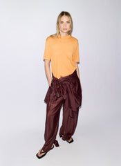 Sheer Crepe Knit Mock Unisex T-Shirt | Tibi