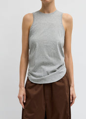 Shirred Back Tank | Tibi