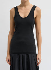 Ribbed Racerback Tank | Tibi