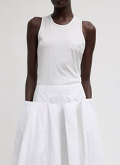 Crewneck Racerback Bodysuit | Tibi