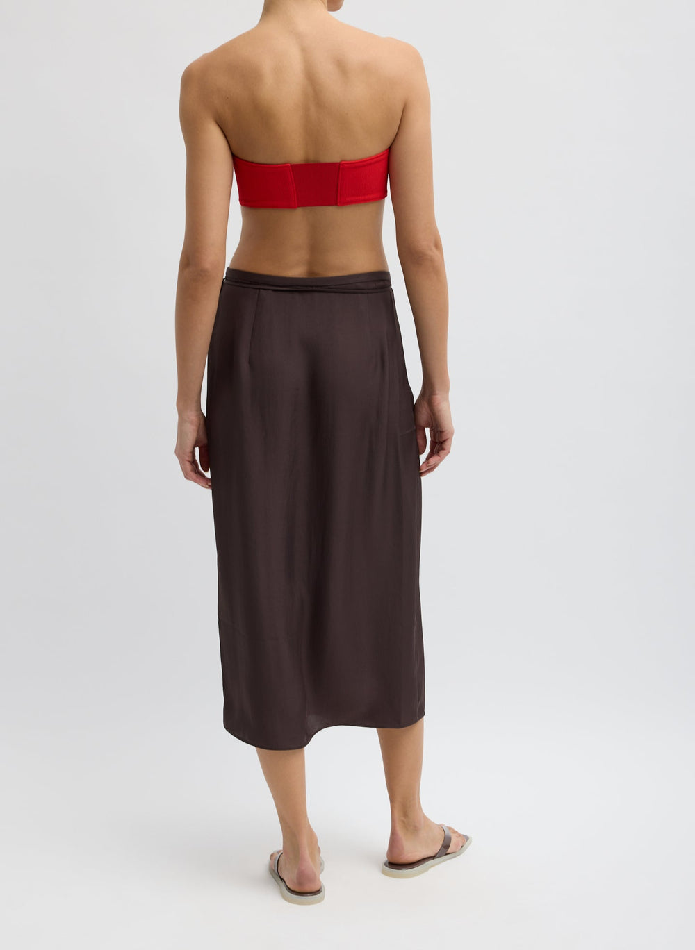 Summer Slip Wrap Skirt | Tibi