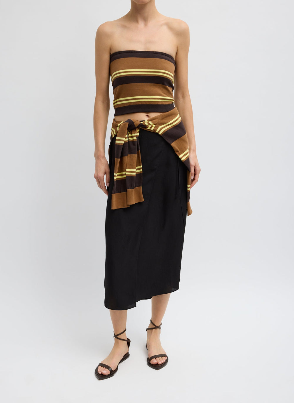 Summer Slip Wrap Skirt | Tibi