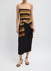 Summer Slip Wrap Skirt | Tibi