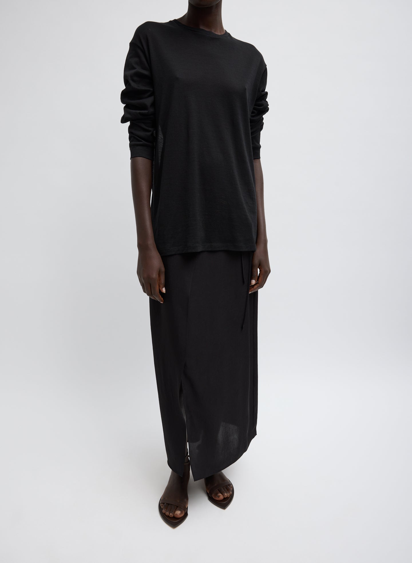 Summer Slip Wrap Skirt | Tibi
