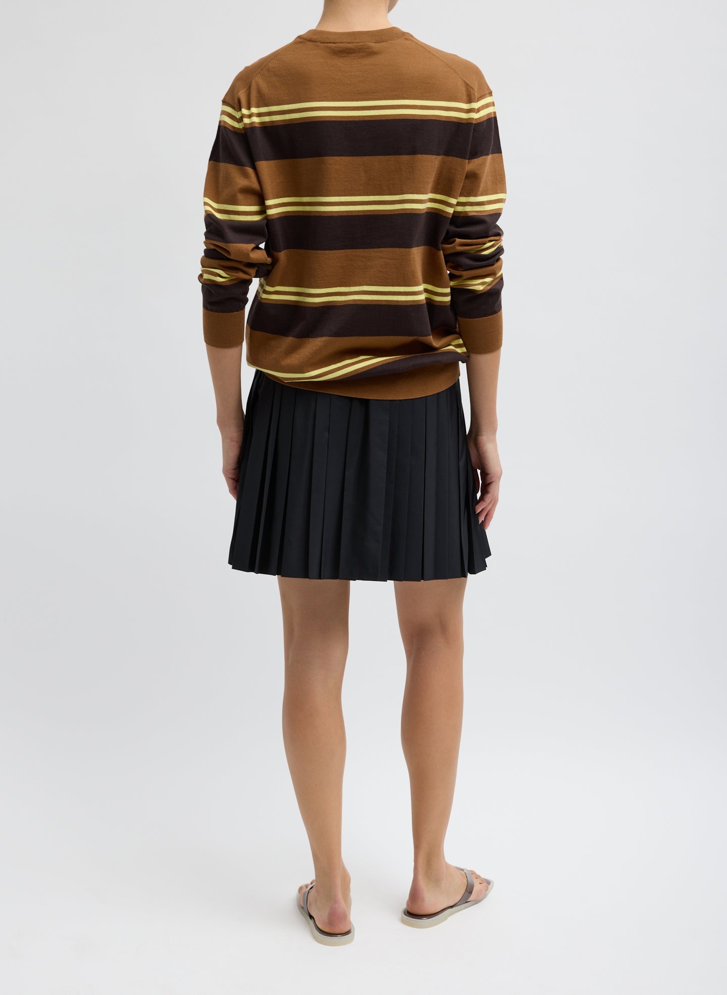 Summer Nylon Pull On Mini Skirt | Tibi