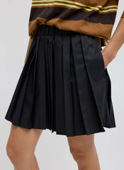 Summer Nylon Pull On Mini Skirt | Tibi