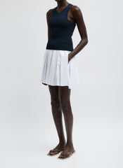 Summer Nylon Pull On Mini Skirt | Tibi
